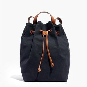 NWT Madewell 🧵📚💼 Canvas Somerset Backpack in Navy